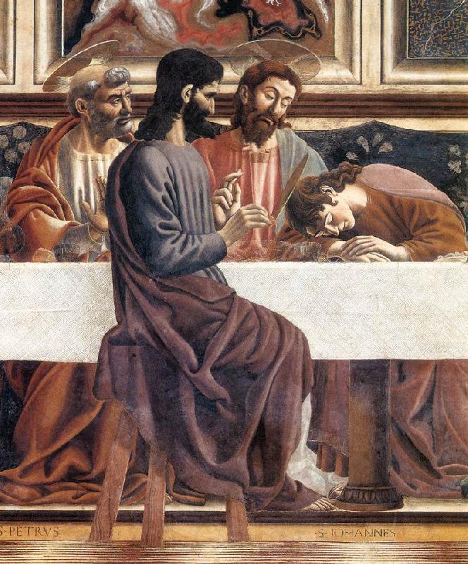Andrea del Castagno Last Supper (detail) Spain oil painting art